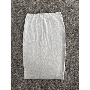 Unbranded Skirt Womens Size S Gray Heather Knit Straight Pencil Knee